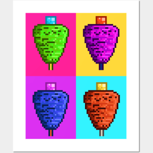 Pixel Taco Pop Art Posters and Art